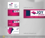 JoyStúdió logó és névjegykártya